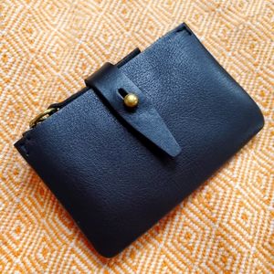 NWOT Madewell Leather Accordion Wallet in Black (unavailable online)